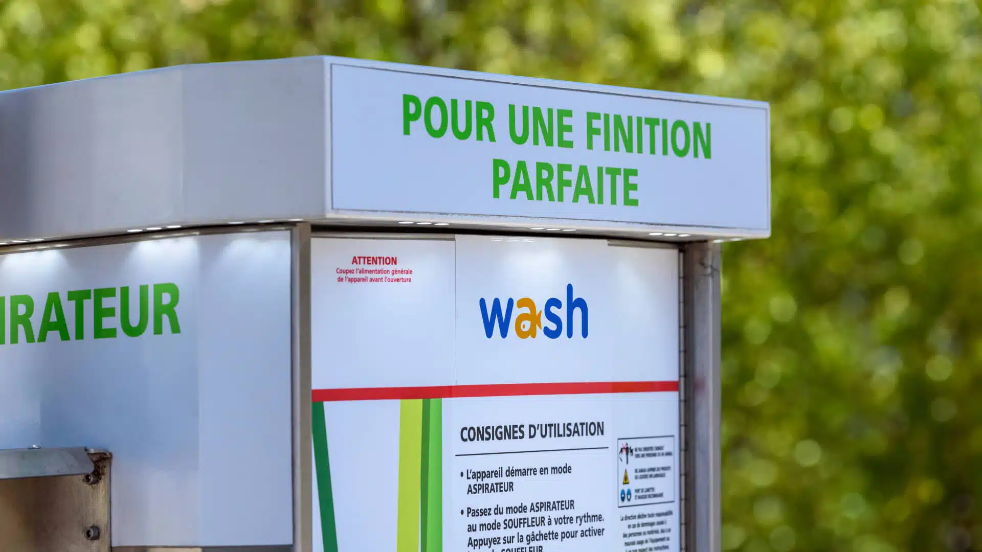 Aspirateur et souffleur chez Wash Total Energies