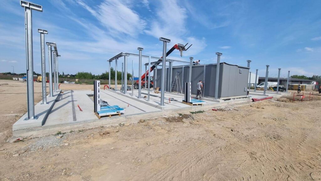 Travaux bâtiment centre Wash