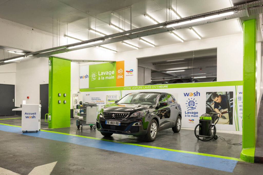 Lavage à la main professionnel station Wash TotalEnergies